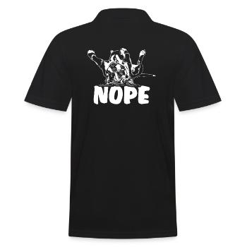 BOXER Nope Chien Dit Chiens Dire Sports Canins - Polo Homme - noir - Dos - Kai (181cm)