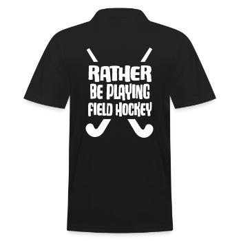 feldhockey fieldhockey plutôt que de jouer au hockey - Polo Homme - noir - Dos - Kai (181cm)