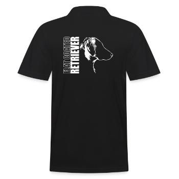 FLAT COATED RETRIEVER Profil Chiens Wilsigns - Polo Homme - noir - Dos - Kai (181cm)