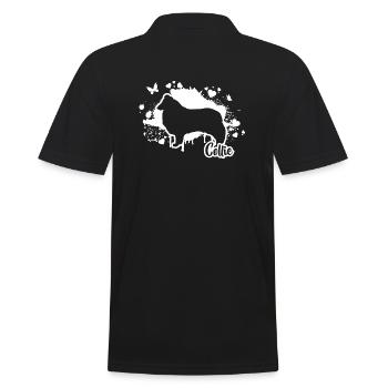 COLLIE Dogs Chien de troupeau Wilsigns - Polo Homme - noir - Dos - Kai (181cm)