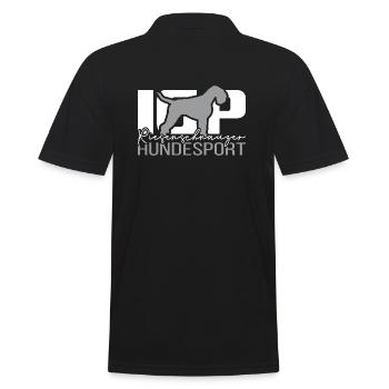 IGP RIESENSCHNAUZER HUNDESPORT Wilsigns Hunde - Männer Poloshirt - Schwarz - Hinten - Kai (181cm)