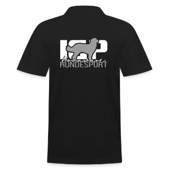 IGP HOVAWART Hundesport Wilsigns Hund Hunde - Männer Poloshirt - Schwarz - Hinten - Kai (181cm)