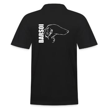 BARSOI Profil Chiens Chien Wilsigns - Polo Homme - noir - Dos - Kai (181cm)