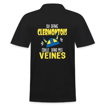 Rugby sang Clermontois supporters clermont Rugby - Polo Homme - noir - Dos - Kai (181cm)