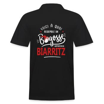 rugby Biarritz bogosse sport rugby biarritz - Polo Homme - noir - Dos - Kai (181cm)