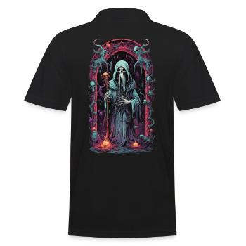 Underworld Grim Reaper Magic Halloween Design - Polo Homme - noir - Dos - Kai (181cm)