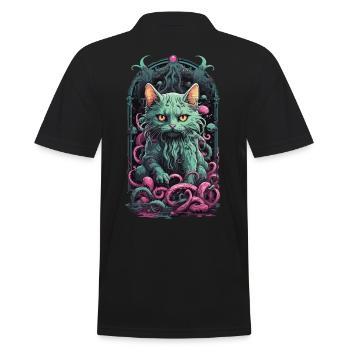 Chats démon Underworld occulte Halloween Design - Polo Homme - noir - Dos - Kai (181cm)