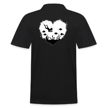 Plongeur Apnée Plongeur Plongée Apnée Oxygène - Polo Homme - noir - Dos - Kai (181cm)