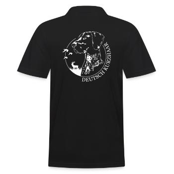 FRANÇAIS CHEVEUX COURTS Chiens de chasse Portait Wilsigns Chiens - Polo Homme - noir - Dos - Kai (181cm)