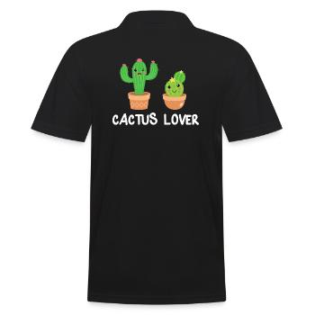 Cactus Cactus Cactus Lover Cadeau - Polo Homme - noir - Dos - Kai (181cm)
