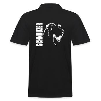 SCHNAUZER Profil Chiens Chien Wilsigns - Polo Homme - noir - Dos - Kai (181cm)