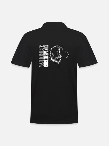 WORKING COCKER SPANIEL Profil Hunde Hund Wilsigns - Männer Poloshirt - Schwarz