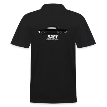 BABY - 1967 IMPALA - Men's Polo Shirt - black - Back - Kai (181cm)