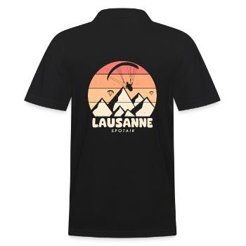 Parapente Lausanne spotair suisse - Polo Homme - noir - Dos - Kai (181cm)