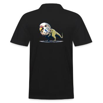 Perruche T-Rex - Polo Homme - noir - Dos - Kai (181cm)