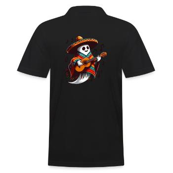 L’ du Cinco de Mayo avec sombrero - Polo Homme - noir - Dos - Kai (181cm)