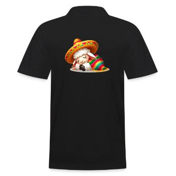 Moutons endormis du Cinco de Mayo - Polo Homme - noir - Dos - Kai (181cm)