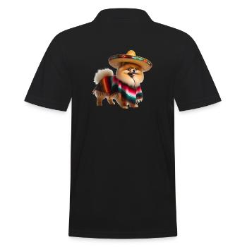 Cinco de Mayo Poméranie - Polo Homme - noir - Dos - Kai (181cm)
