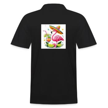 Cinco de Mayo Flamingo - Polo Homme - noir - Dos - Kai (181cm)