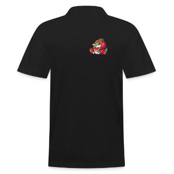 Crocodile en costume de pastèque - Polo Homme - noir - Dos - Kai (181cm)