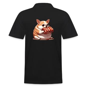Chihuahua - Polo Homme - noir - Dos - Kai (181cm)