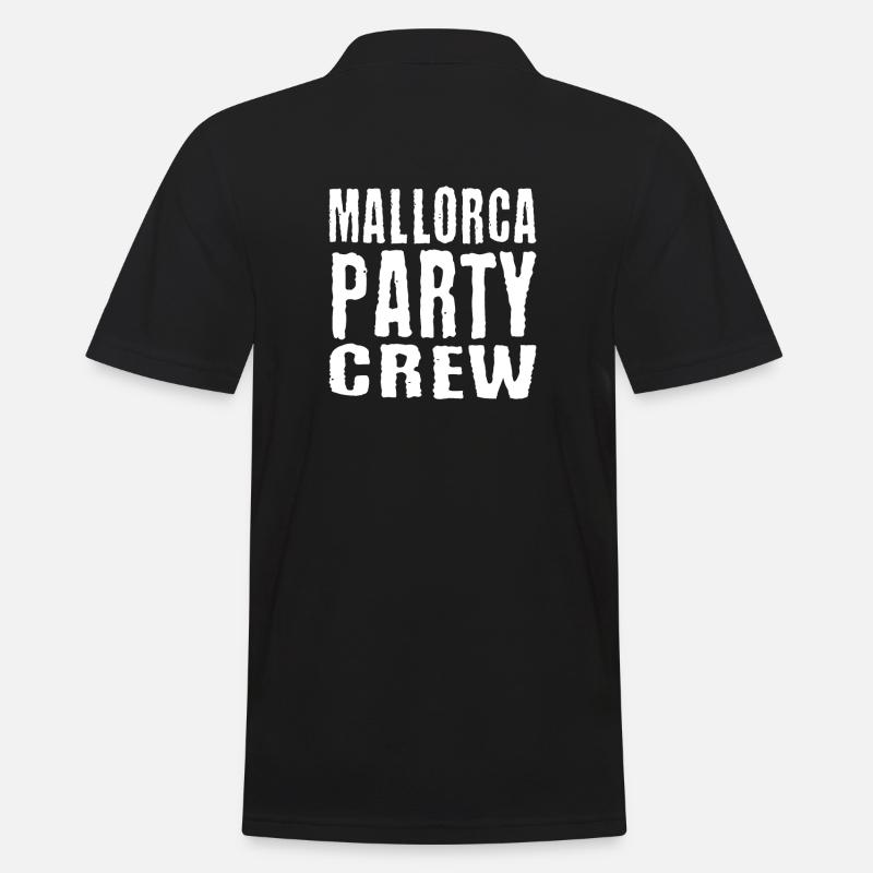Mallorca Party Crew - Männer Poloshirt - Schwarz