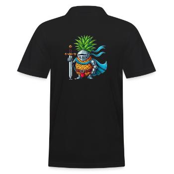 Chevalier ananas - Polo Homme - noir - Dos - Kai (181cm)