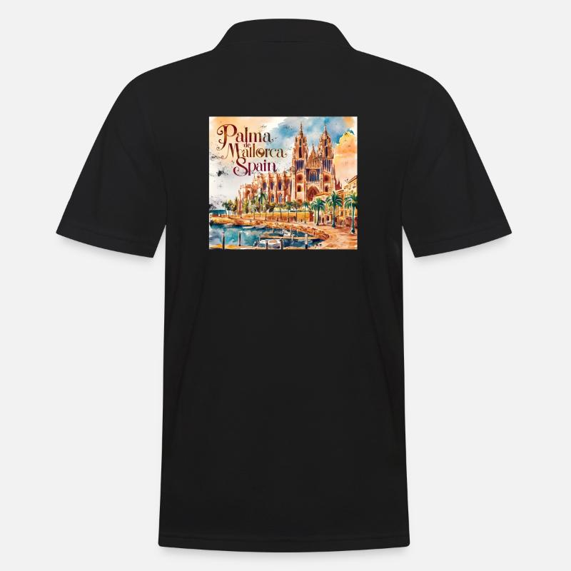 Palma de Majorque - Polo Homme - noir