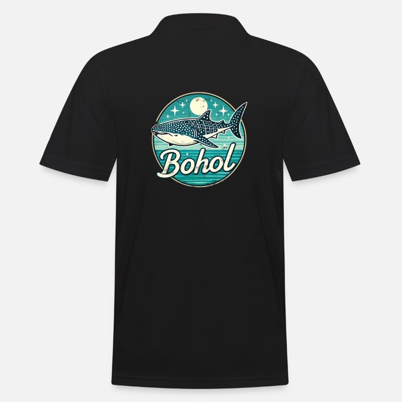 Bohol Philippinen - Männer Poloshirt - Schwarz