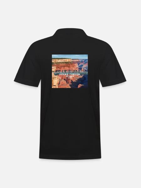 Grand Canyon SkyWalk - Men's Polo Shirt - black