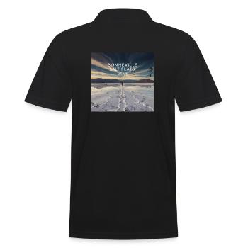 Bonneville Salt Flats Utah - Männer Poloshirt - Schwarz - Hinten - Kai (181cm)