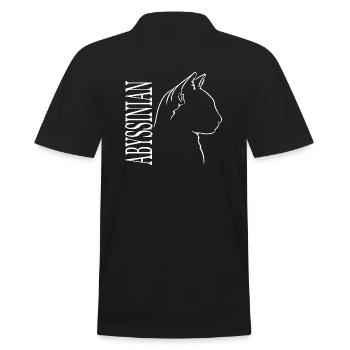 Profil Abyssin Chats Chat Wilsigns - Polo Homme - noir - Dos - Kai (181cm)