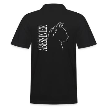 Profil Abyssin Chats Chat Wilsigns - Polo Homme - noir - Dos - Kai (181cm)