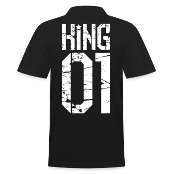117 King 01 - Polo Homme - noir - Dos - Kai (181cm)