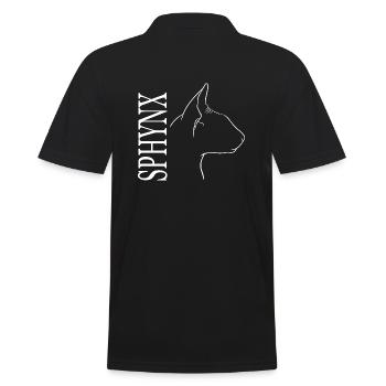 Profil Sphynx Chat Chat Wilsigns - Polo Homme - noir - Dos - Kai (181cm)