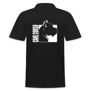 Cane Corso Profil Chiens Chien Wilsigns - Polo Homme - noir - Dos - Kai (181cm)