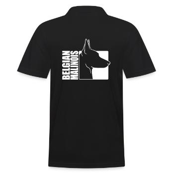 Profil Malinois Belge Chiens Chiens Wilsigns - Polo Homme - noir - Dos - Kai (181cm)