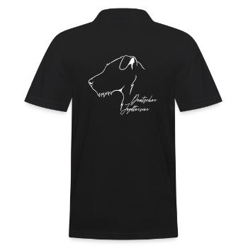 Profil de Terrier de Chasse Allemand Chiens Chien Wilsigns - Polo Homme - noir - Dos - Kai (181cm)