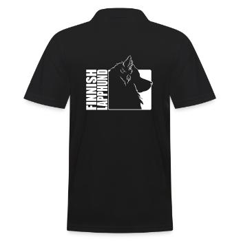 Profil finlandais de Laponie Chiens Chien Wilsigns - Polo Homme - noir - Dos - Kai (181cm)