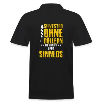 Böllern Fireworks Cadeau pyrotechnique du réveillon du Nouvel An - Polo Homme - noir - Dos - Kai (181cm)