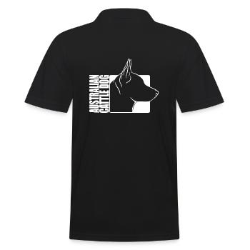 Profil de bouvier australien Chiens Chien Wilsigns - Polo Homme - noir - Dos - Kai (181cm)