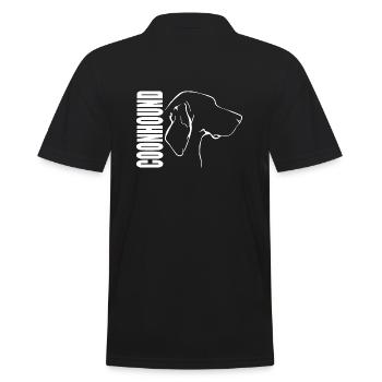 COONHOUND Profil Chiens Chien Wilsigns - Polo Homme - noir - Dos - Kai (181cm)