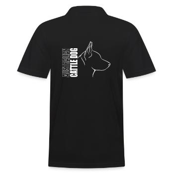 Profil de bouvier australien Chiens Chien Wilsigns - Polo Homme - noir - Dos - Kai (181cm)