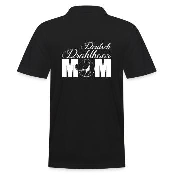 Allemand à poil dur profil maman chiens chien Wilsigns - Polo Homme - noir - Dos - Kai (181cm)