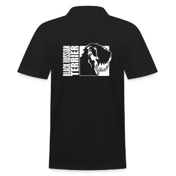 Noir Russe Terrier Profil Chiens Chien Wilsigns - Polo Homme - noir - Dos - Kai (181cm)