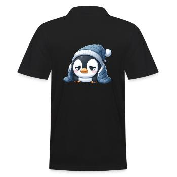 Pingouin fatigué - Polo Homme - noir - Dos - Kai (181cm)