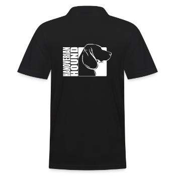 Hanoverian Hound Profile Dogs Dog Wilsigns - Men's Polo Shirt - black - Back - Kai (181cm)