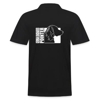 Profil pointeur allemand à poil long chiens Wilsigns - Polo Homme - noir - Dos - Kai (181cm)
