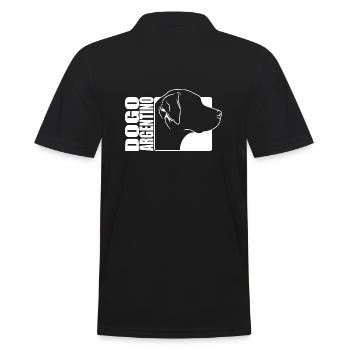 Dogue Argentino Profil Chiens Chien Wilsigns - Polo Homme - noir - Dos - Kai (181cm)