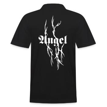 Typographie gothique d’épines - Polo Homme - noir - Dos - Kai (181cm)